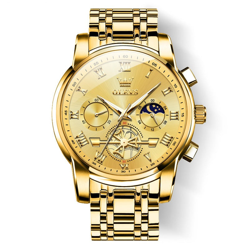 🔥Black-Friday-Mega-Angebot – 60 % Rabatt!🔥Luxury Design Dodecagon Quartz Watch New Multifunctional Men's Wristwatch