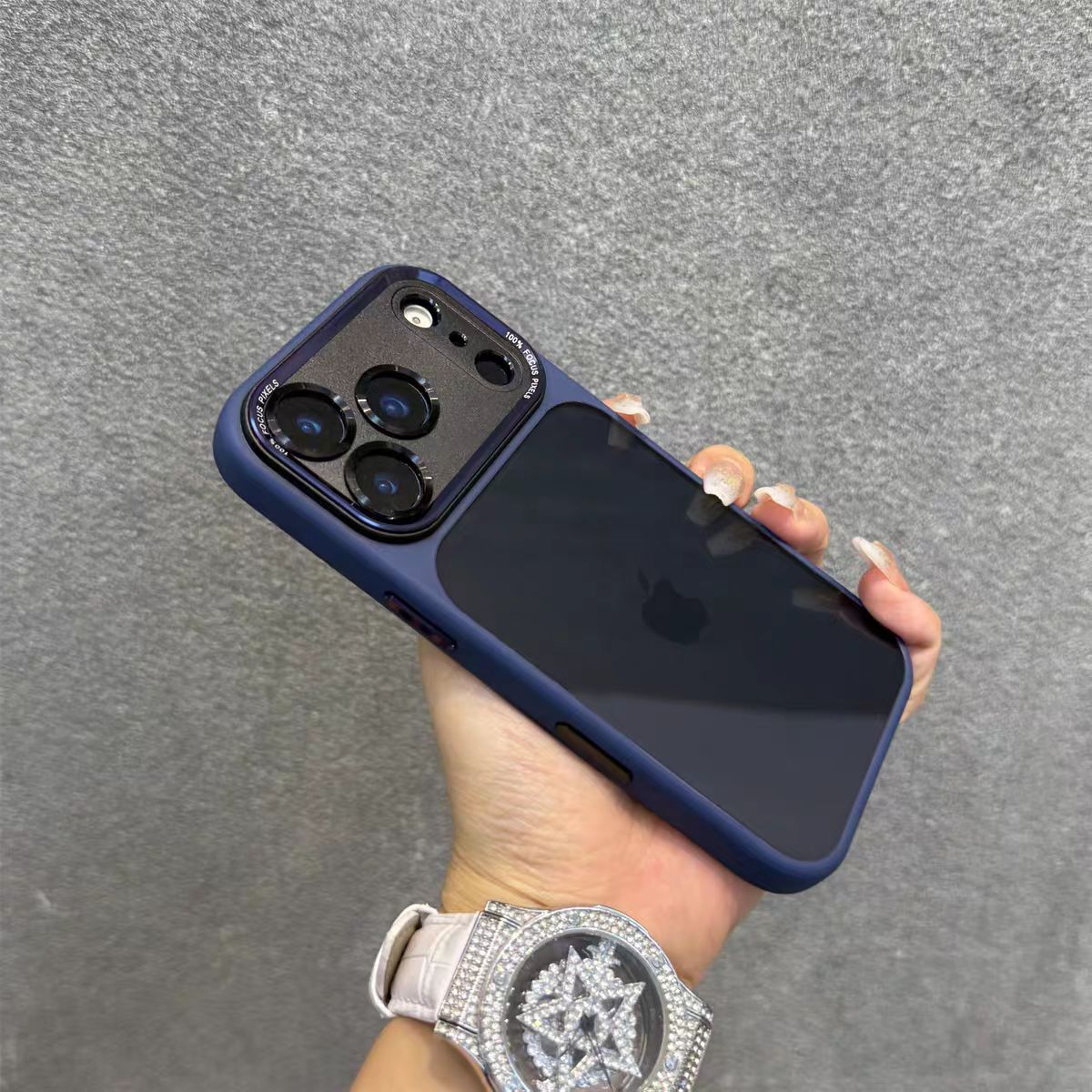 Premium Clear iPhone Case with Lens Protection Ring