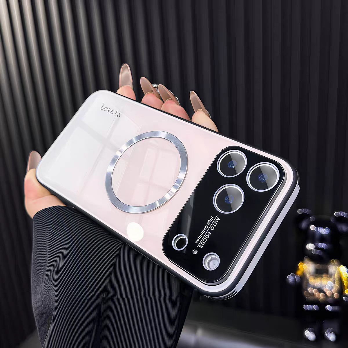 2026 New Aurora Gradient Glass Magnetic iPhone Case