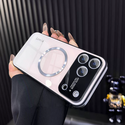 2026 New Aurora Gradient Glass Magnetic iPhone Case