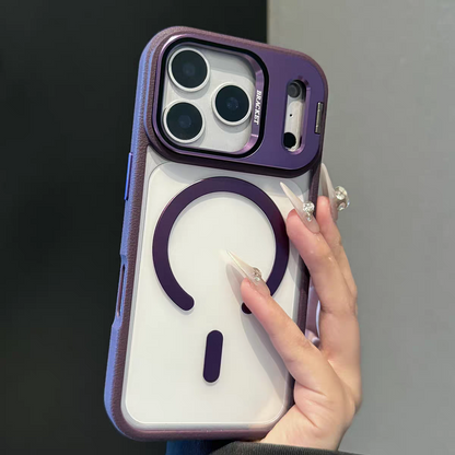 2026 New Lens Holder Transparent Magnetic Full-Coverage Protective Case