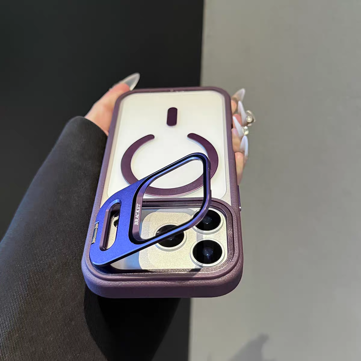 2026 New Lens Holder Transparent Magnetic Full-Coverage Protective Case