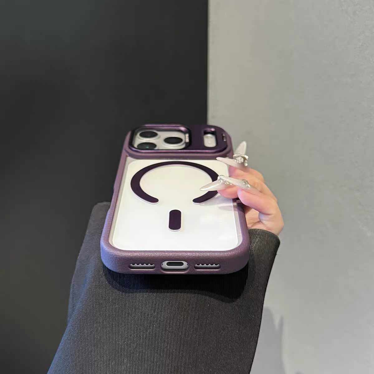 2026 New Lens Holder Transparent Magnetic Full-Coverage Protective Case