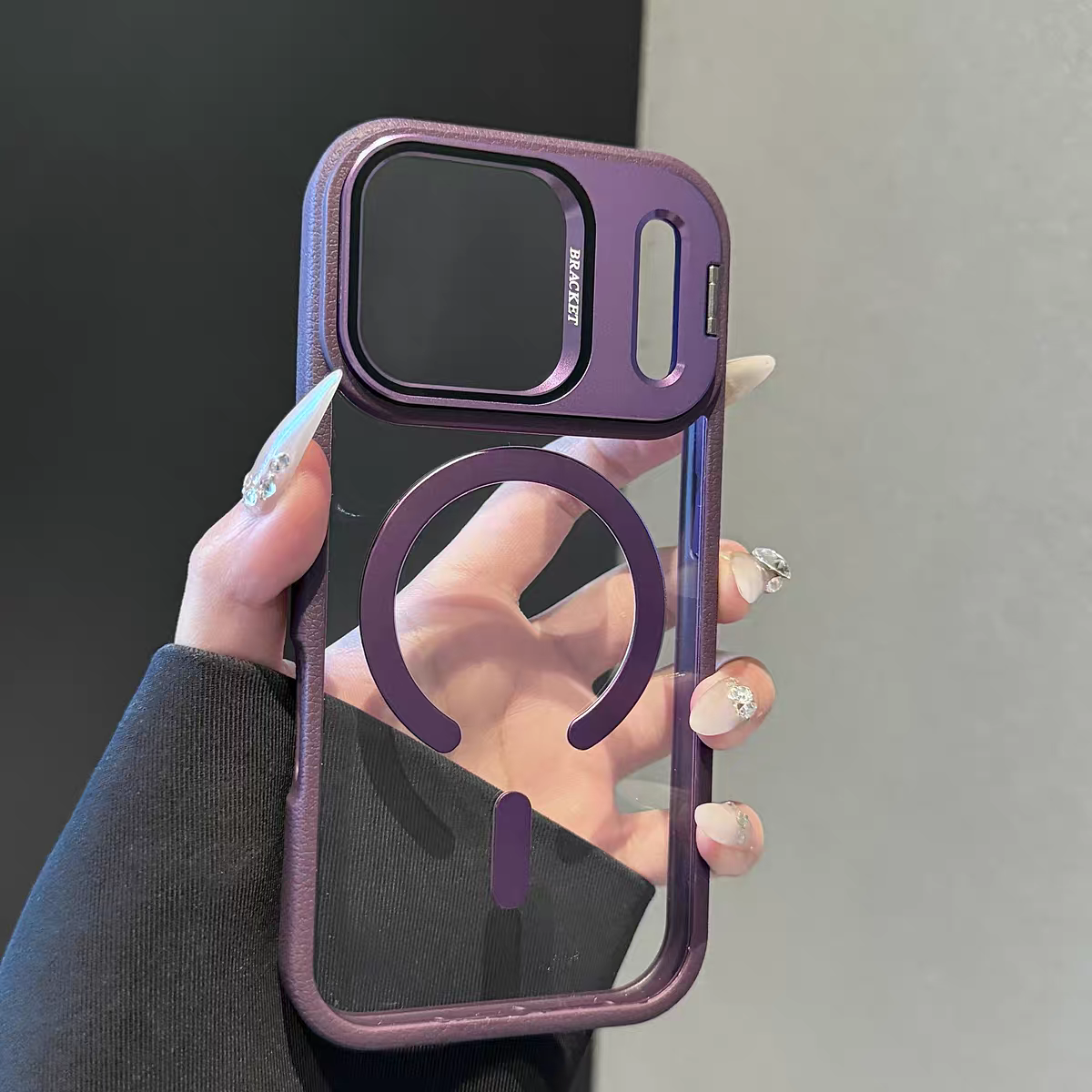 2026 New Lens Holder Transparent Magnetic Full-Coverage Protective Case