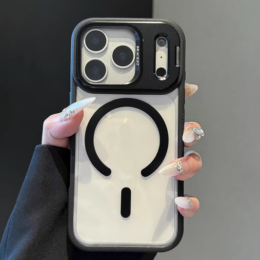 2026 New Lens Holder Transparent Magnetic Full-Coverage Protective Case