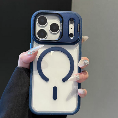 2026 New Lens Holder Transparent Magnetic Full-Coverage Protective Case