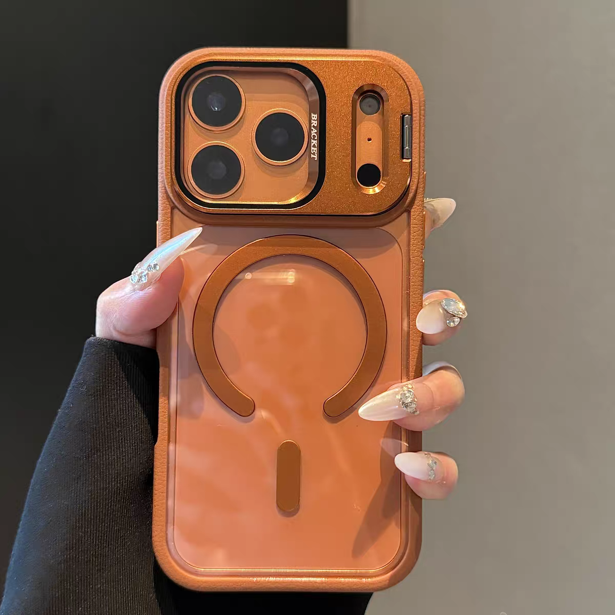 2026 New Lens Holder Transparent Magnetic Full-Coverage Protective Case