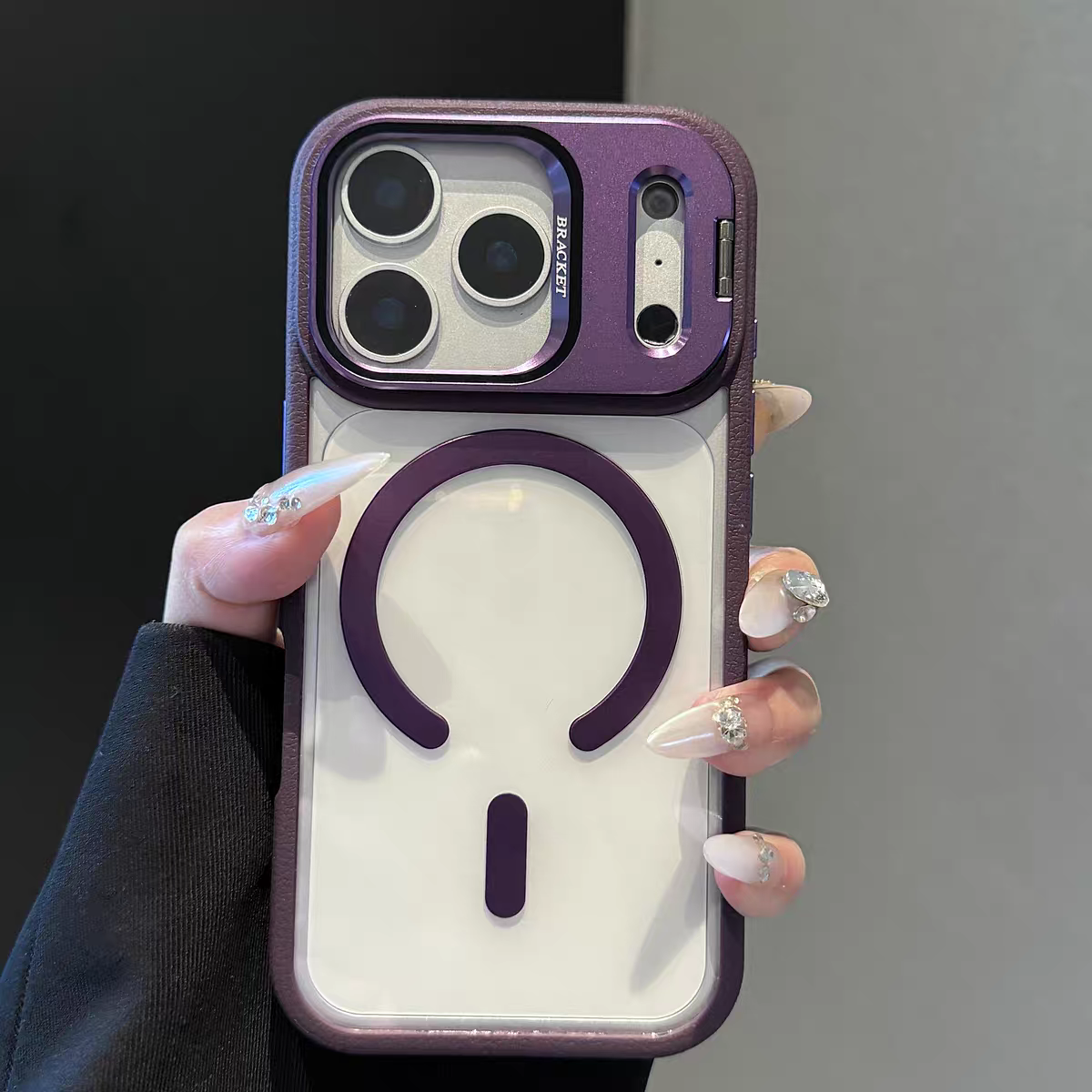 2026 New Lens Holder Transparent Magnetic Full-Coverage Protective Case