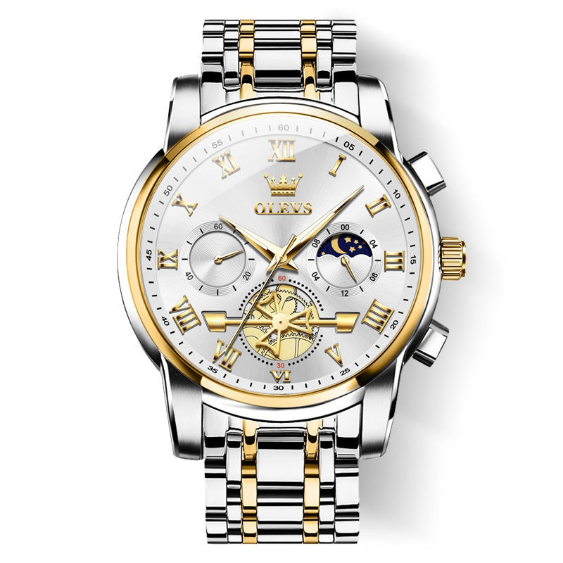 🔥Black-Friday-Mega-Angebot – 60 % Rabatt!🔥Luxury Design Dodecagon Quartz Watch New Multifunctional Men's Wristwatch