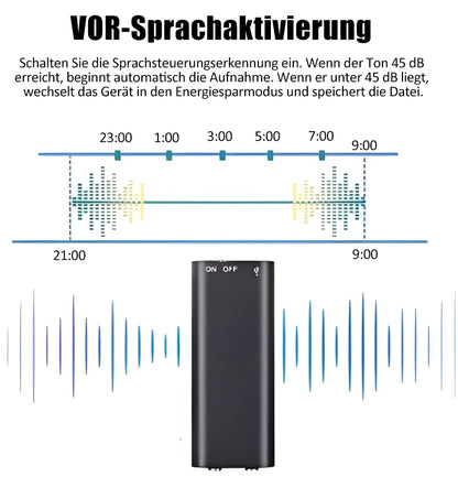 🎙️ 50% OFF NOW ! 🔥 Mini Voice Recorder – Smart Sound Capture, Compact & Easy to Use, Long Battery Life 🔋