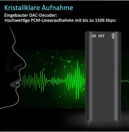 🎙️ 50% OFF NOW ! 🔥 Mini Voice Recorder – Smart Sound Capture, Compact & Easy to Use, Long Battery Life 🔋