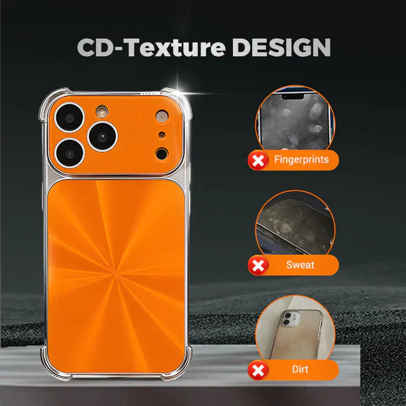 2025 Latest Quad-corner Drop-proof CD-texture Case for iPhone
