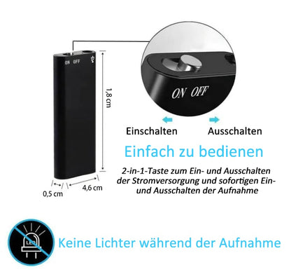 🎙️ 50% OFF NOW ! 🔥 Mini Voice Recorder – Smart Sound Capture, Compact & Easy to Use, Long Battery Life 🔋