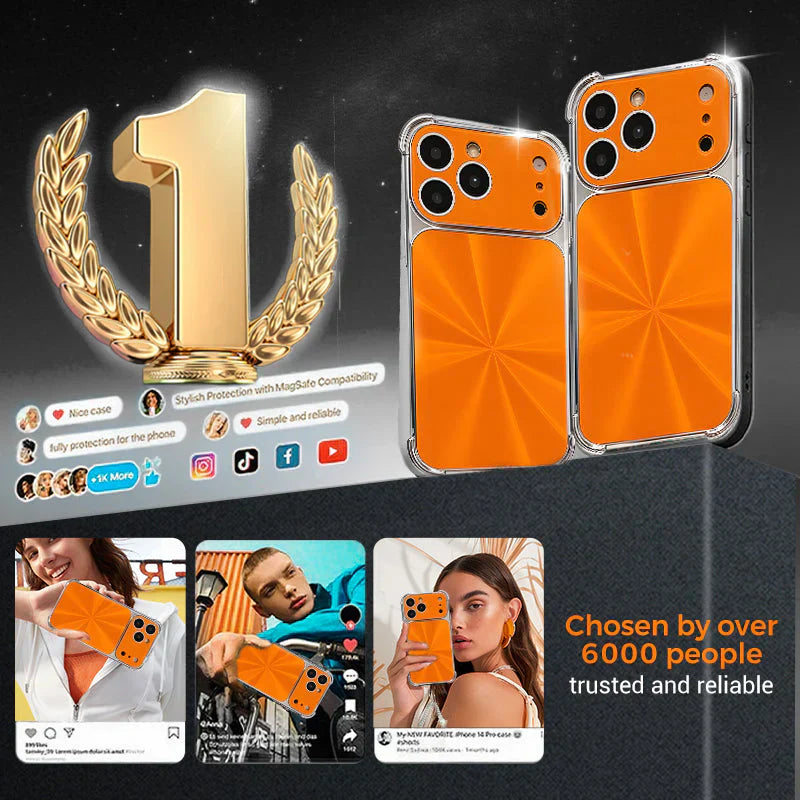 2025 Latest Quad-corner Drop-proof CD-texture Case for iPhone