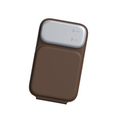 New iPhone Triple-Function Foldable Wireless Charger PW08 Metal Full-Coverage Leather-Wrapped Multi-Purpose Stand Wireless Charger