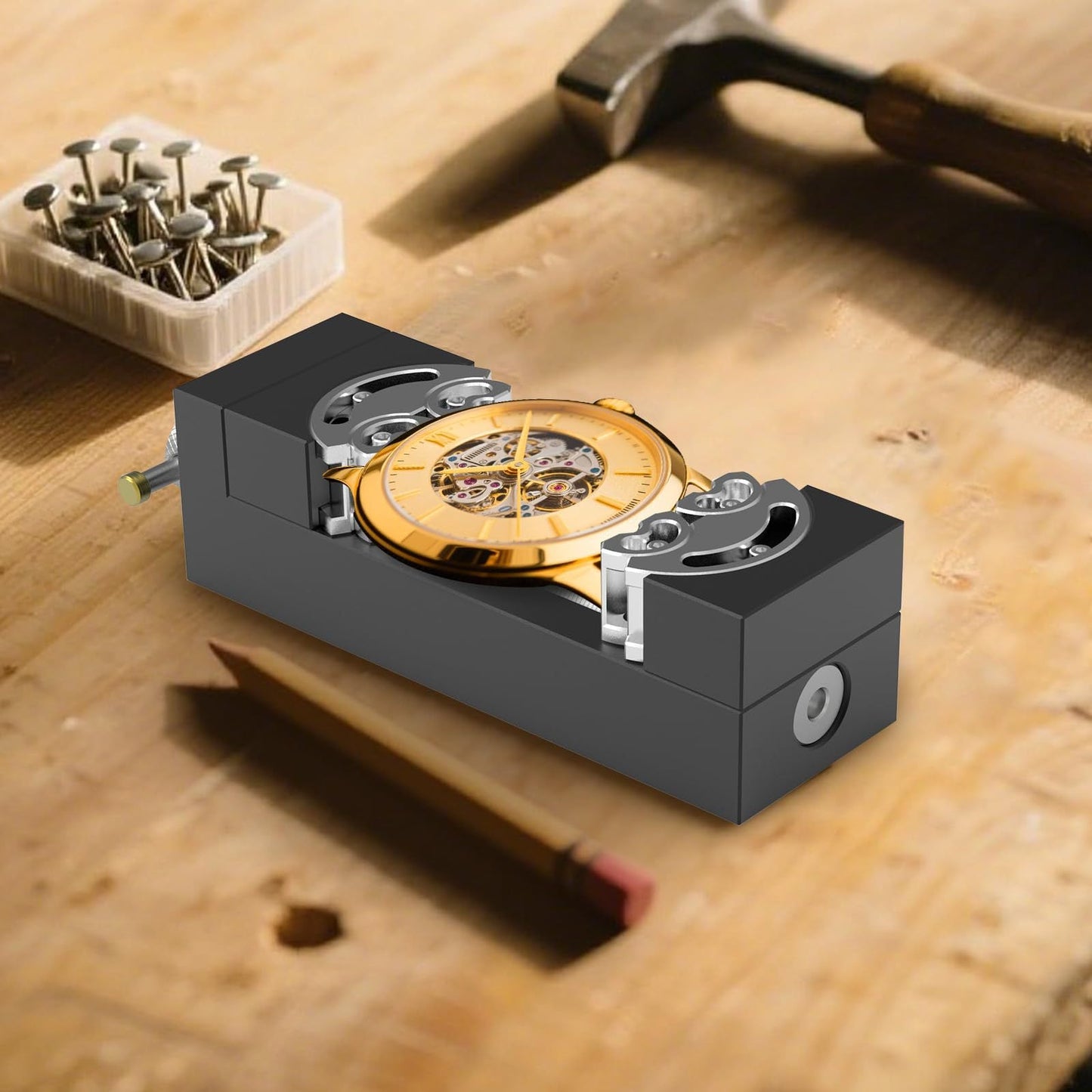 High-Precision Mini Vise Clamp For Universal Clamping of Wood, Plastic, and Metal