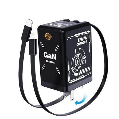 GaNPro 45W Retractable Fast Charger Cube
