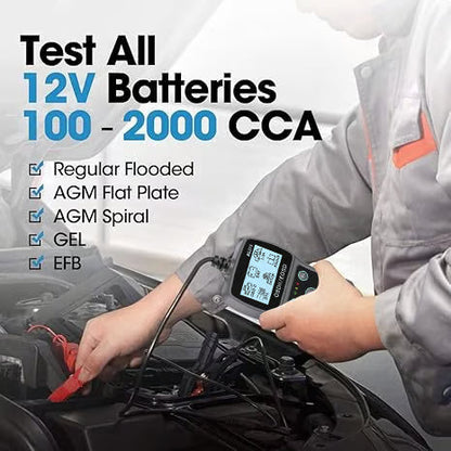 🎁2025 Hot Sale 50% OFF💥BT100 Car Battery Tester 12V Load Tester