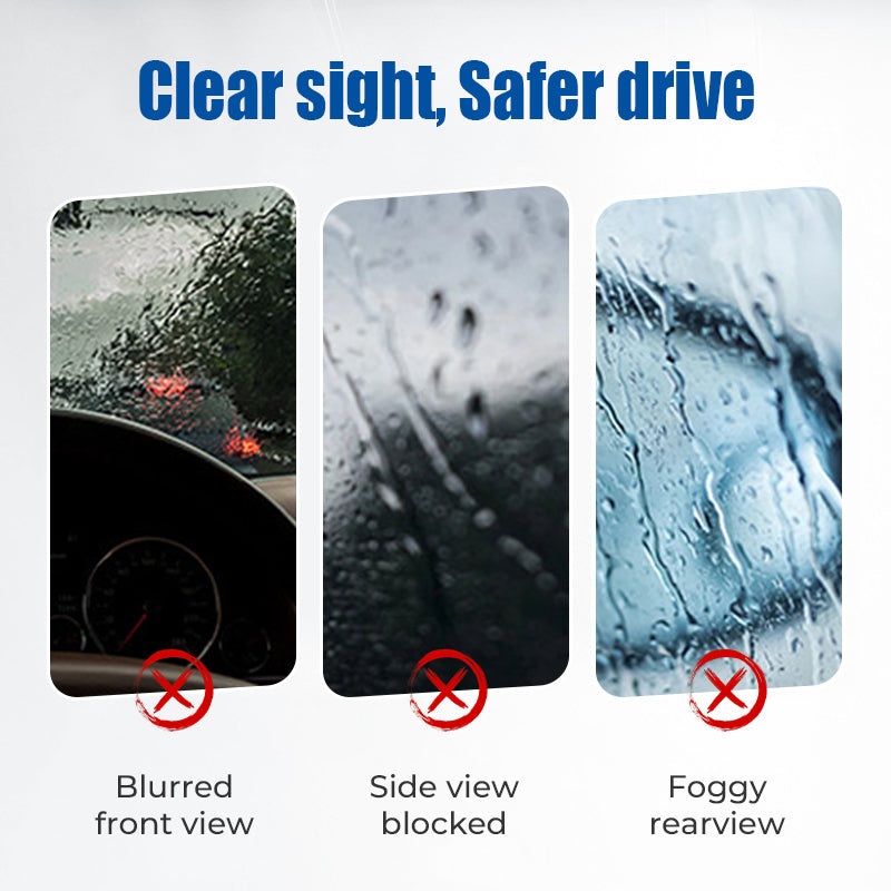 🚗 Car Glass Rain Repellent & Anti-Fog Kit - Creates Invisible Protective Layer for Enhanced Visibility in All Weather Conditions 🌧️🔮