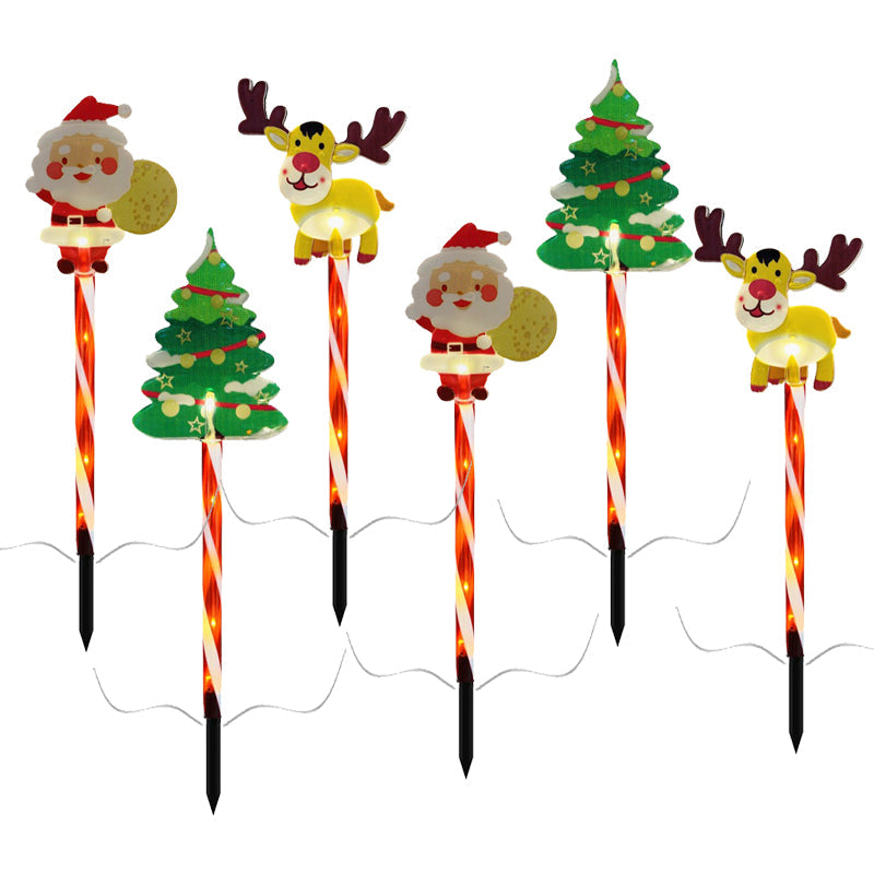 🎅Christmas Sales 50% OFF🔥Warm Glow Festive Garden Stake Lights💡