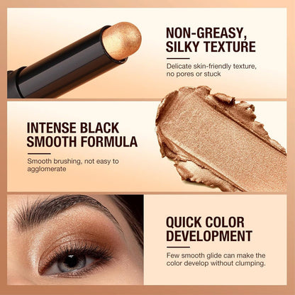 💗LAST DAY PROMOTION - 50%OFF🎁✨8 Colors Glitter Eyeshadow Stick Waterproof & Long-Wearing & Multi-Use