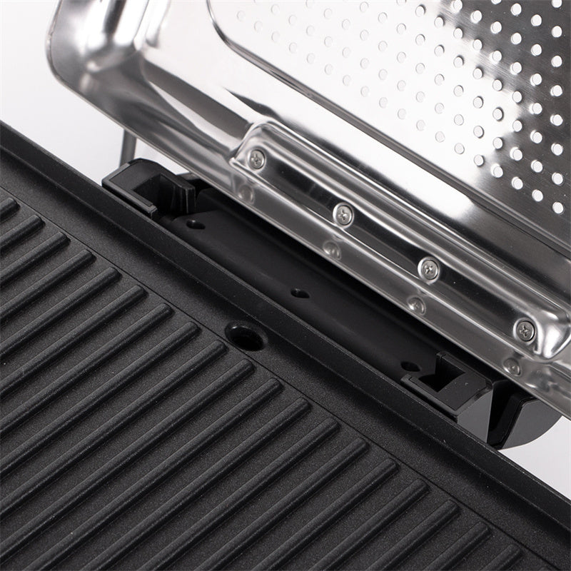 📢📢56 % OFF !!🎅2200W Smokeless Indoor Grill with Non-Stick Plate🥩